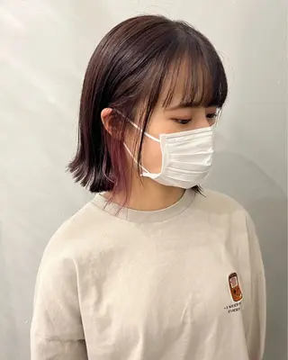 ミディアム ブリーチ／デザイン／ 🫟Rurika🫟のヘアスタイル