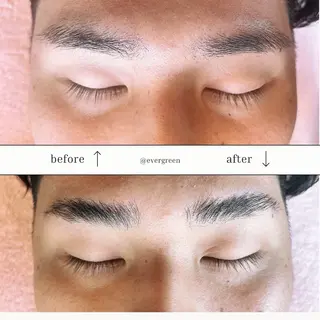 メンズ アイブロウ evergreen /眉毛•耳つぼのエステ・リラクイメージ
