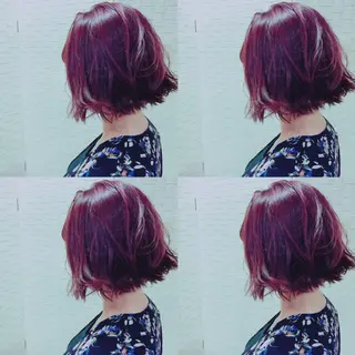 ショート ミディアム セミロング カラー boutique misakiのヘアスタイル