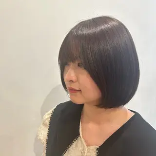 カラー 小森田　果怜 縮毛矯正、カラーのヘアスタイル