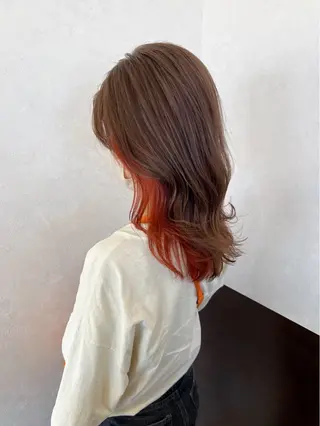 カラー nehus nagaoka所属・🖤複雑履歴ブリーチ Mizuki 🖤のヘアスタイル