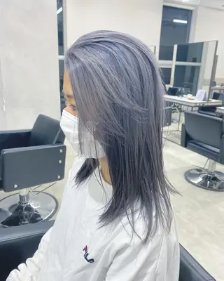 セミロング 🌈モテ色 村上のぶきのヘアスタイル