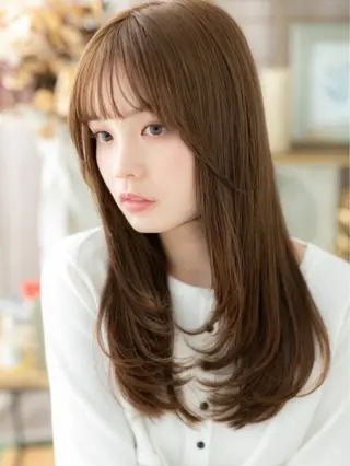 ロング カラー 艶髪カラー🤍ྀི 強矢　美紗希🩷ྀིのヘアスタイル