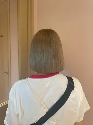 ミディアム マホ/日吉/髪質改善 /レイヤー/ガーリーのヘアスタイル