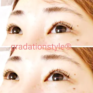 マツエク・マツパ 🎼グラデーション スタイル札幌♫*✧のマツエク・マツパデザイン