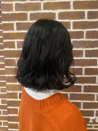 ミディアム カラー 髪質改善 すずきひじりのヘアスタイル