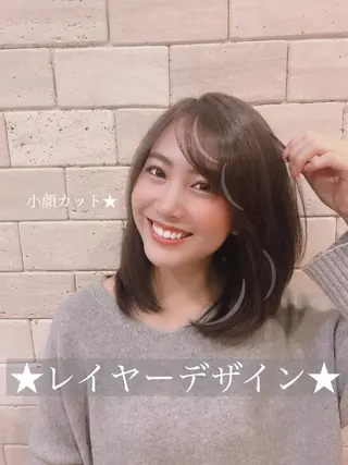 ミディアム 韓国ヘア🇰🇷髪質 改善たけるのヘアスタイル