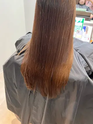 ロング カラー よしだ ふみこのヘアスタイル