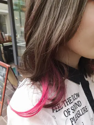 セミロング N°emirai溝口 MG 🌈梶谷龍吾のヘアスタイル