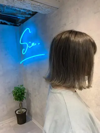 ミディアム カラー ヘアアレンジ Sia中野新橋 『JUNYA』のヘアスタイル