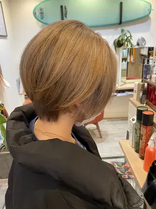 ショート ダブルカラー🎉 ハイトーン🎉スドウのヘアスタイル
