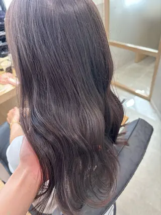 ロング 艶髪韓国ヘア 💘小笠原涼華のヘアスタイル
