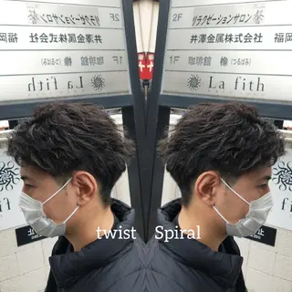 メンズ カラーブリーチ特化 石原勇希のヘアスタイル