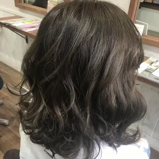 カラー ブリーチ毛縮毛矯正 👑山口のヘアスタイル