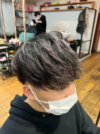 カラー メンズ 髪質改善/縮毛矯正/ 超高濃度水素ケアのヘアスタイル