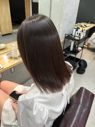 ミディアム CAFUNE（カフネ）船橋所属・ダメージレス 縮毛矯正のヘアスタイル