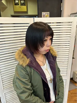 ショート カラー ヘアアレンジ 180° OneEightyDegrees 中目黒所属・Himari 【パーソナルカラー】のヘアスタイル
