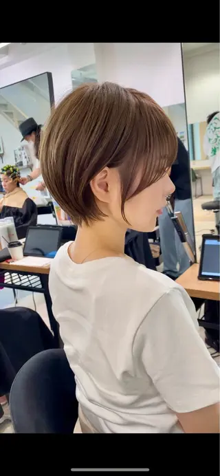 ショート VIEW Tokyo所属・🎀ミディアムボブ/ 縮毛矯正/ひかりのヘアスタイル