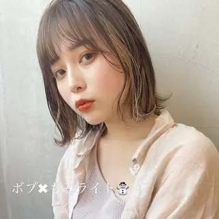 ミディアム カラー 🫧透明感ヘア🫧 🧸竹花　彩希🧸のヘアスタイル