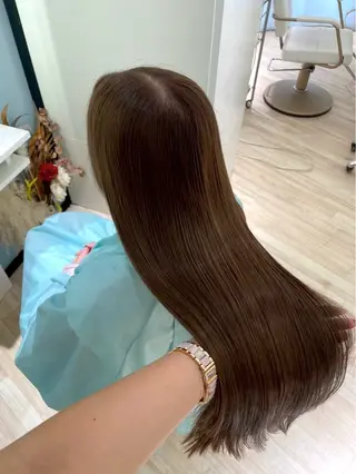 ロング カラー Parve Mix 森 美遥🇰🇷🩶のヘアスタイル