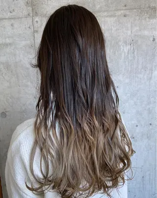 ロング カラー ヘアアレンジ ❤️カラー得意 🧡松浦睦樹❤️のヘアスタイル