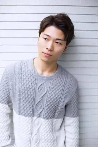 ショート カラー パーマ メンズ ハイトーン/カラー/ 用賀/稲若健太郎のヘアスタイル