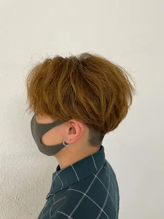 ショート カラー メンズ 【東北メンズヘア1 位受賞🥇】本間祐太のヘアスタイル