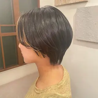 ショート 七ﾂ星＋所属・七ッ星+国立 momokaのヘアスタイル