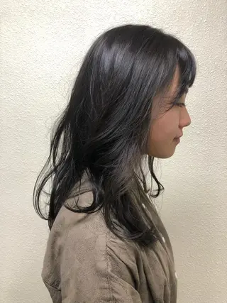 セミロング カラー spooopy所属・🕊大垣 めぐみ🕊のヘアスタイル