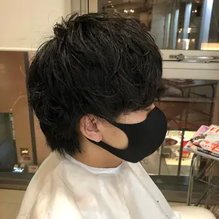 ショート パーマ メンズ 高槻/大学生にも人気 🥰ルービック高槻のヘアスタイル