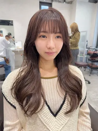 ロング 明松 功喜のヘアスタイル