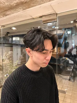 ミディアム メンズ 【メンズ専用サロン】 💈小林遥希💈のヘアスタイル