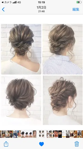 ヘアアレンジ 白髪ぼかしハイライト 着付けヘアアレンジのその他イメージ