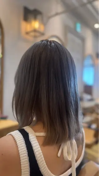 ミディアム 新宿三丁目💜 空陽💙のヘアスタイル