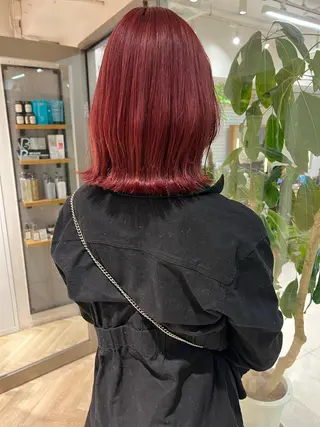 セミロング カラー ヘアアレンジ支持率 No.1🥇RIKOのヘアスタイル