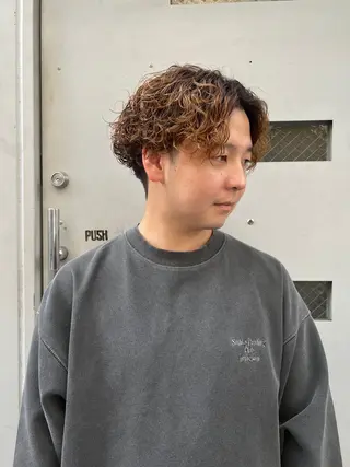 パーマ メンズ 大阪メンズパーマ /スパイキー/らいのヘアスタイル
