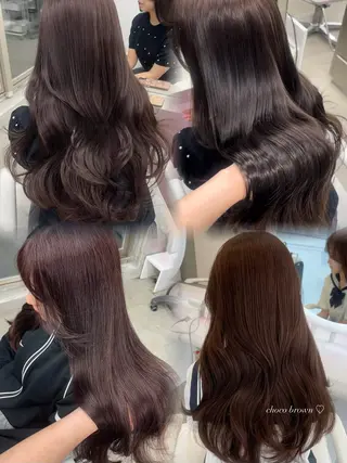 ロング きなみ いく🎀透明感カラーのヘアスタイル