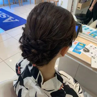 ロング ヘアアレンジ 宮永 璃沙のヘアスタイル