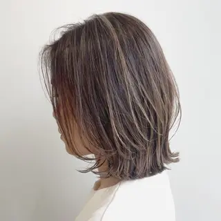 ミディアム カラー 無料カットモデル/ セット/COCOKAのヘアスタイル