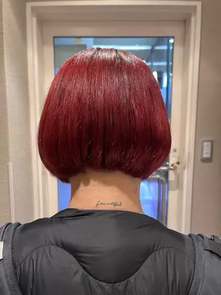 ショート カラー dogstar小林諒 レイヤー/パーマのヘアスタイル