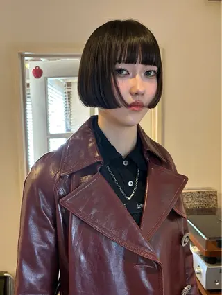 ショート カラー ファッションに 溶け込むstyleのヘアスタイル