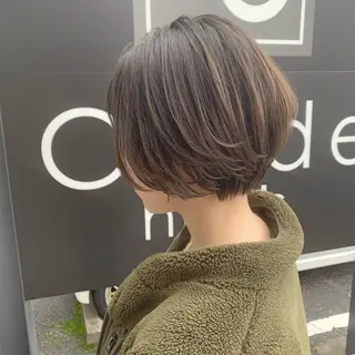 ショート カラー 前田 善夫のヘアスタイル