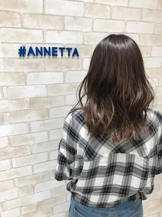 ミディアム カラー ケンジアネッタ Men'sのヘアスタイル