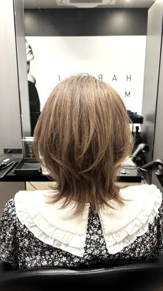 ミディアム HARUKI  MINATO Japan広島紙屋町店所属・hmj紙屋町店 脊戸智志のヘアスタイル