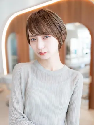 ショート カラー 🉐レイヤー/塩見 弘樹🉐渋谷のヘアスタイル