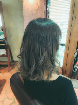 ミディアム カラー 🦋艶モテカラー/ヘ アセット🦋YURIのヘアスタイル