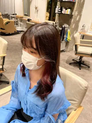 カラー ZEST kalon RINAのヘアスタイル