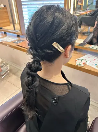 ヘアアレンジ 艶髪/ストレート/ アレンジ/Koumeのヘアスタイル