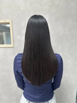 ロング パーマ 髪質改善/縮毛矯正 /ブリーチ矯正/岡部のヘアスタイル