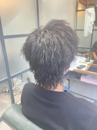 ショート パーマ メンズ Men's hair salon First 中百舌鳥店所属・First なかもず 店 YUKIのヘアスタイル